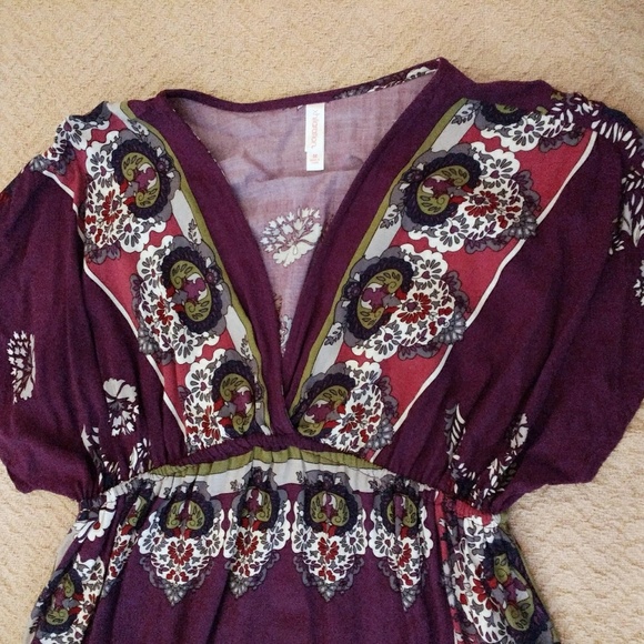 🎉DONATING 8/1 HP Boho print kimono style dress - Picture 4 of 8